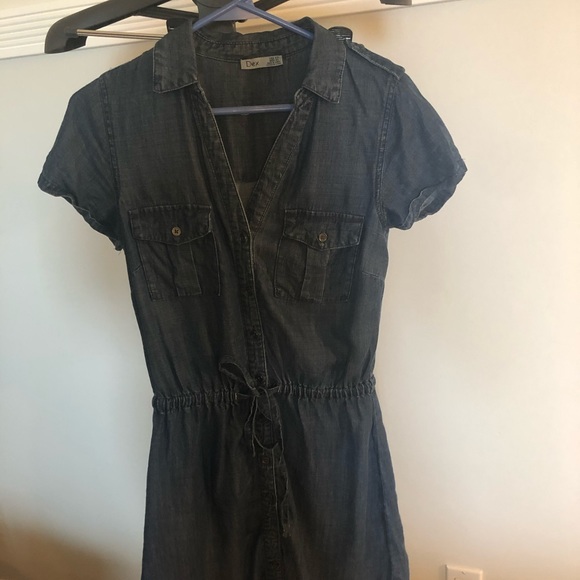 EUC medium blue chambray dress - Picture 5 of 7